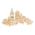 2Kids Toys - Bloques de madera natural, set de 220 piezas