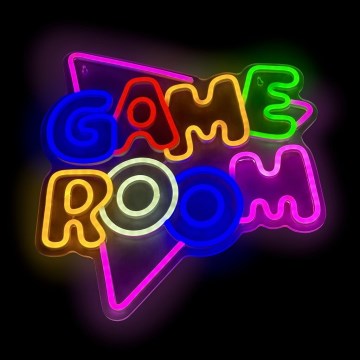 2Kids Toys - Decoración de pared en neón LED/5W/USB para sala de juegos