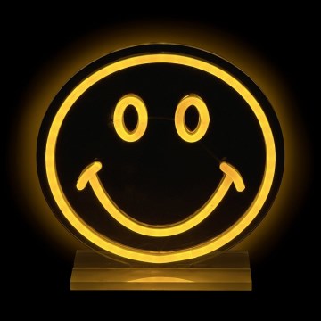 2Kids Toys - Decoración de sobremesa LED efecto neón LED/5W/USB carita sonriente