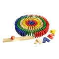 2Kids Toys - Dominó de madera multicolor, 400 piezas