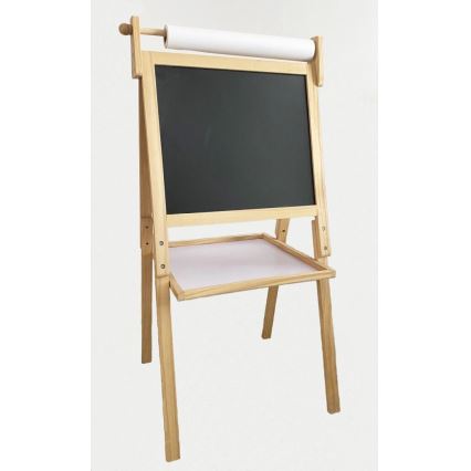 2Kids Toys - Pizarra de madera magnética reversible