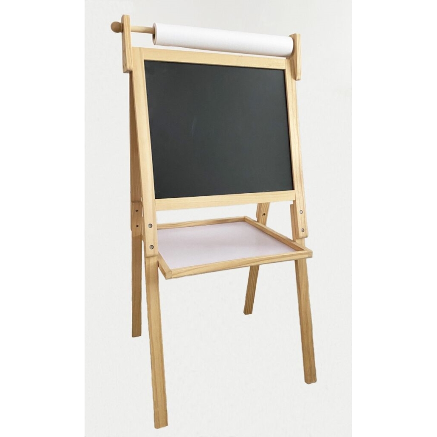 2Kids Toys - Pizarra de madera magnética reversible