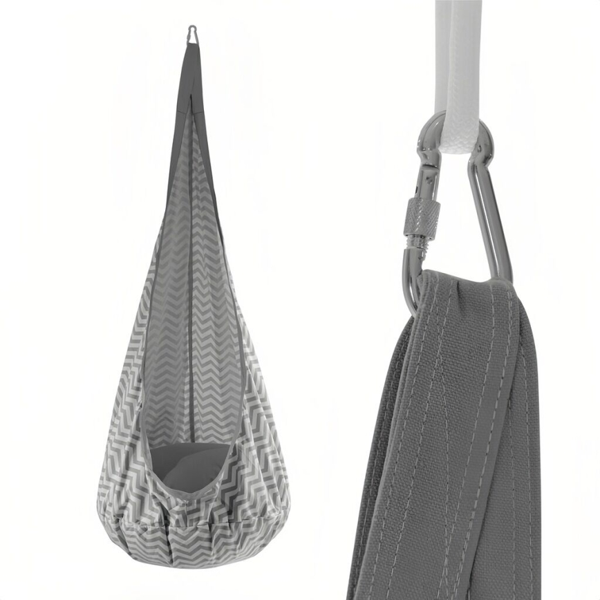 2Kids Toys - Saco colgante mecedor gris