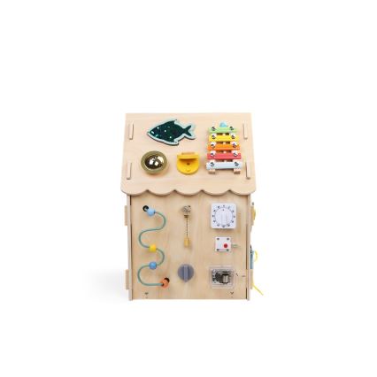 2Kids Toys - Tablero de actividades casita beige
