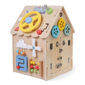 2Kids Toys - Tablero de actividades casita beige