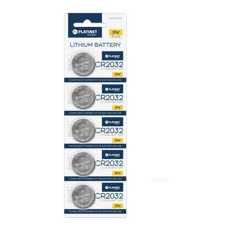 5 piezas Pila de botón de litio CR2032 BLISTER 3V