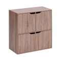 5five - Cómoda TIDY 68x68x32 cm marrón