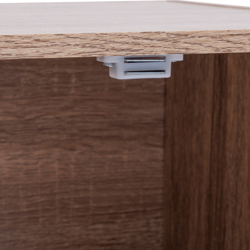 5five - Cómoda TIDY 68x68x32 cm marrón