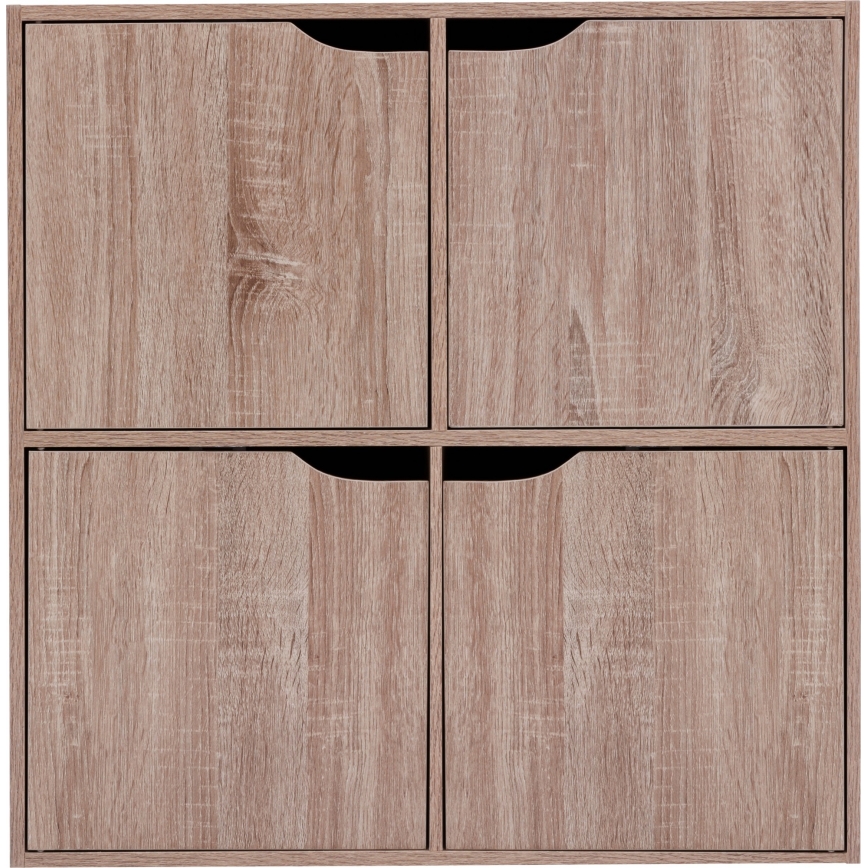 5five - Cómoda TIDY 68x68x32 cm marrón