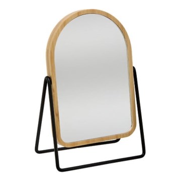 5five - Espejo de maquillaje SWING 20,5x17,5 cm bambú