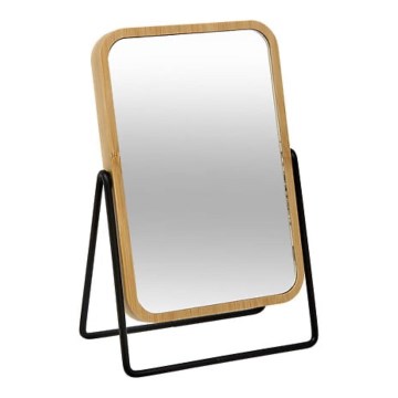 5five - Espejo de maquillaje SWING 20,5x17,5 cm bambú rectangular