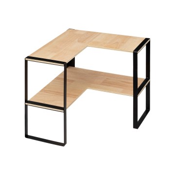 5five - Estante esquinero PALO 40 x 40 cm beige/negro