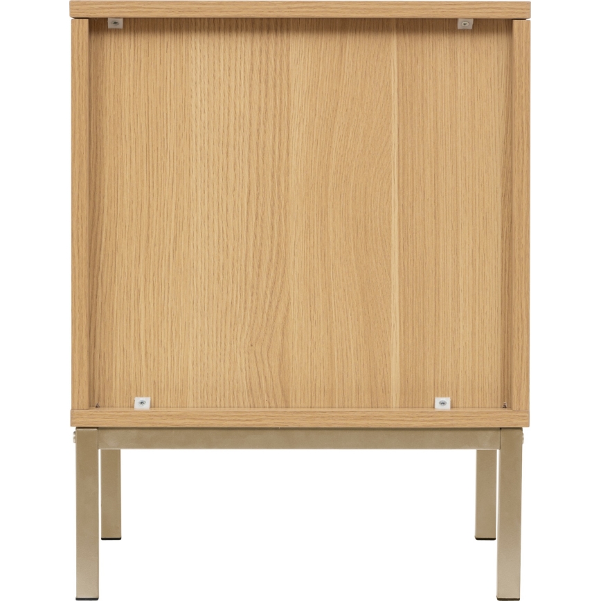 5five - Mesita de noche ARCUS 40x40 cm marrón