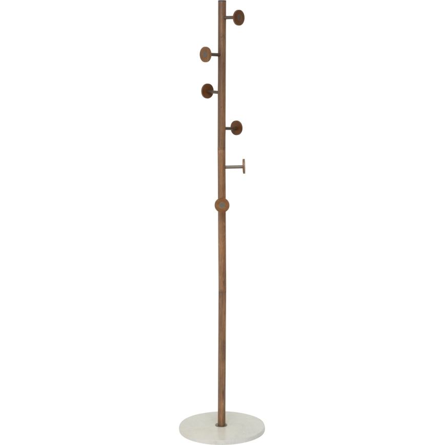5five - Perchero de pie PERY 175x36,5 cm marrón/blanco