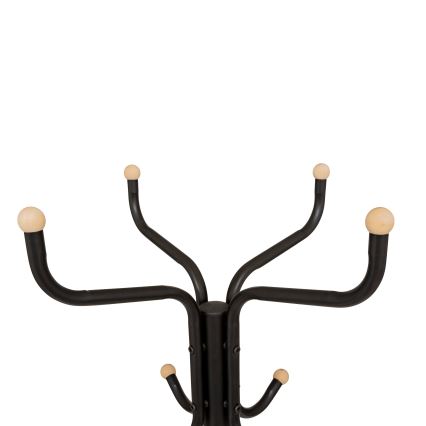 5five - Perchero de pie RAFU 178x43 cm negro
