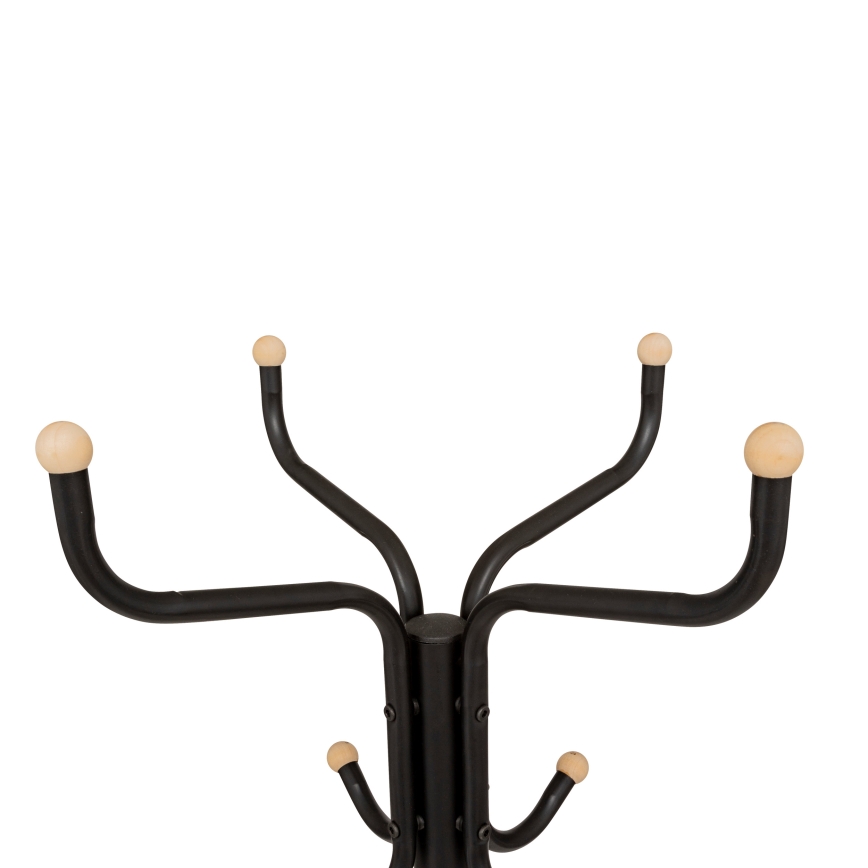 5five - Perchero de pie RAFU 178x43 cm negro