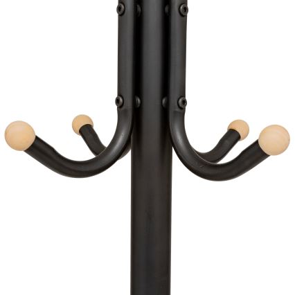 5five - Perchero de pie RAFU 178x43 cm negro