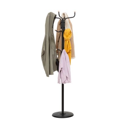 5five - Perchero de pie RAFU 178x43 cm negro