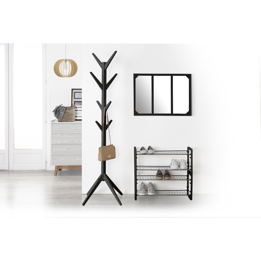 5five - perchero de pie VINS 174x65 cm negro