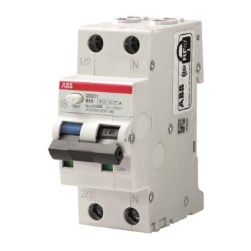 ABB 2CSR255080R1105 - Dispositivo de protección bipolar con interruptor automático DS201 B10 230V