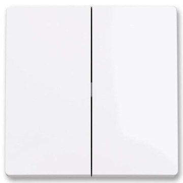 ABB 3559T-A00652 500 - Placa de interruptor dividida ZONI blanca