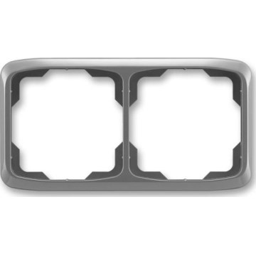 ABB 3901A-B20 S2 - Marco doble TANGO gris oscuro