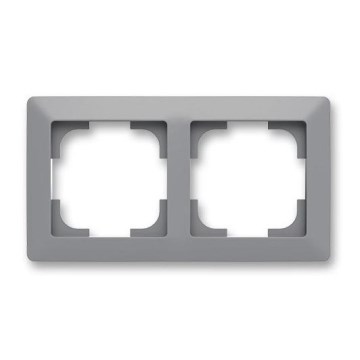 ABB 3901T-A00020 141 - Marco doble ZONI gris