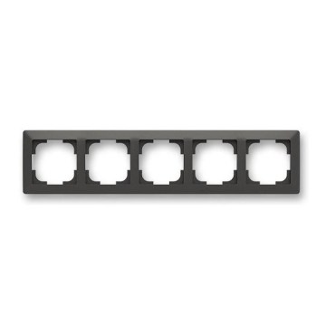 ABB 3901T-A00050 237 - Marco de cinco elementos ZONI negro mate