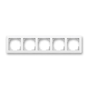 ABB 3901T-A00050 240 - Marco para cinco módulos ZONI blanco mate