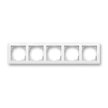 ABB 3901T-A00050 500 - Marco de cinco módulos ZONI blanco