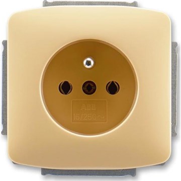 ABB 5518A-A2349 D - Toma de corriente doméstica sin marco TANGO 250 V beige