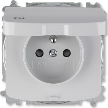 ABB 6619A-A06997 S - Toma de corriente doméstica sin marco TANGO 250 V IP44 gris