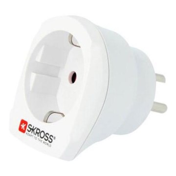 Adaptador de viaje tipo K para Dinamarca