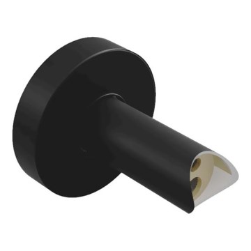 Adaptador para conexión empotrada en pared para toalleros eléctricos, 6,4x6,4 cm, negro