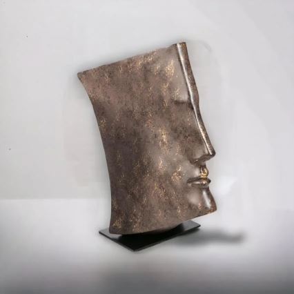 Adorno de mesa 29x25x17 cm resina/cobre