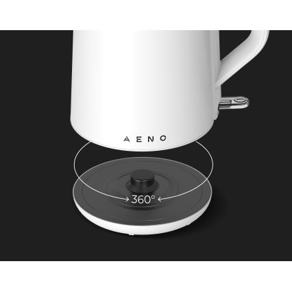 AENO - Hervidor eléctrico 1,5 l 2200 W/230 V blanco