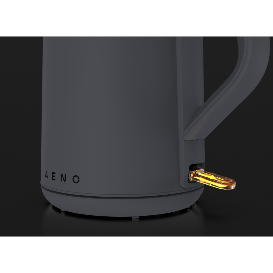 AENO - Hervidor eléctrico rápido 1,5 l, 2200 W / 230 V, negro