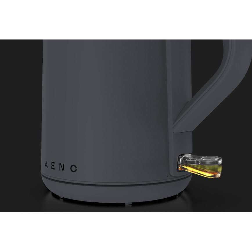 AENO - Hervidor eléctrico rápido 1,5 l, 2200 W / 230 V, negro