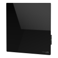 AENO - Panel calefactor infrarrojo eléctrico inteligente 500 W con temporizador y termostato, Wi-Fi, negro