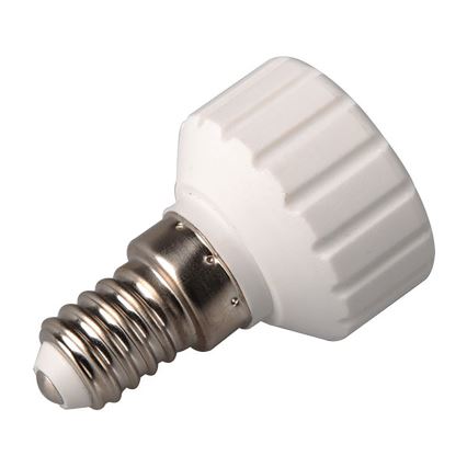 Aigostar - Adaptador de casquillo GU10 a E14