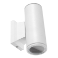 Aigostar - Aplique de pared para exterior 2xGU10/230V IP65 blanco redondo