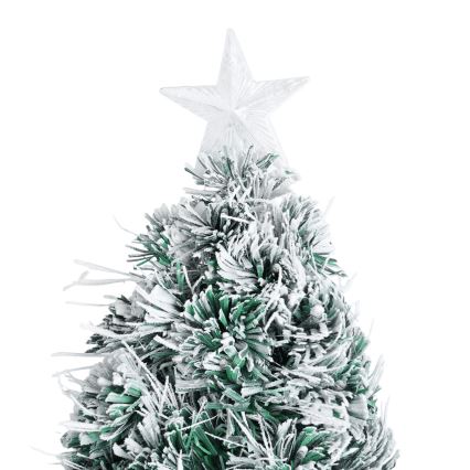 Aigostar - Árbol de Navidad LED para exterior 85 LEDs/8 funciones 0,9 m IP44 multicolor