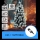 Aigostar - Árbol de Navidad LED para exterior 125xLED/8 funciones 1,2 m IP44 blanco frío