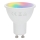 Aigostar - Bombilla LED RGBW regulable GU10/4,8W/230V 3000K + mando a distancia