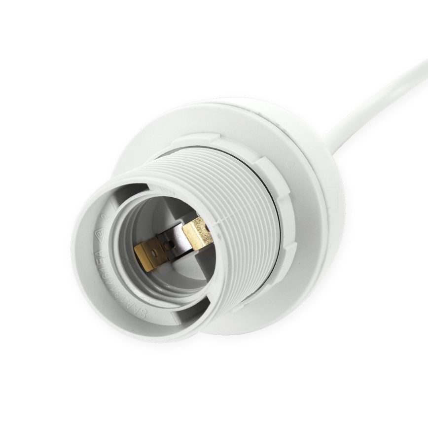 Aigostar - Cable de alimentación 1xE27/60W/250V blanco