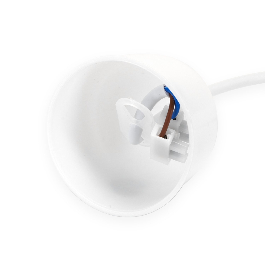 Aigostar - Cable de alimentación 1xE27/60W/250V blanco