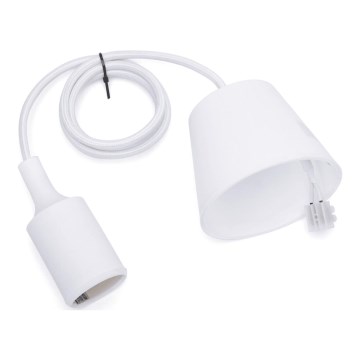 Aigostar - Cable de alimentación 1xE27/60W/250V blanco