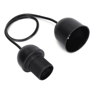 Aigostar - Cable de alimentación 1xE27/60W/250V negro