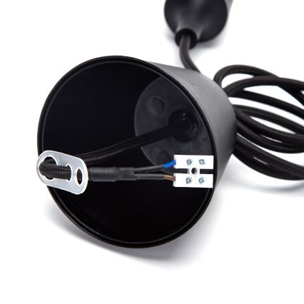 Aigostar - Cable de alimentación 1xE27/60W/250V negro