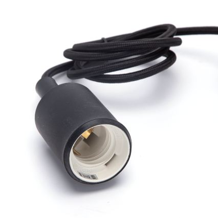 Aigostar - Cable de alimentación 1xE27/60W/250V negro